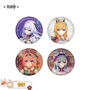 Genshin Impact PV Series Tinplate Badge 58mm