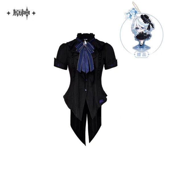 Furina Theme Apparel: Short Sleeve Waist Shirt - Image 7