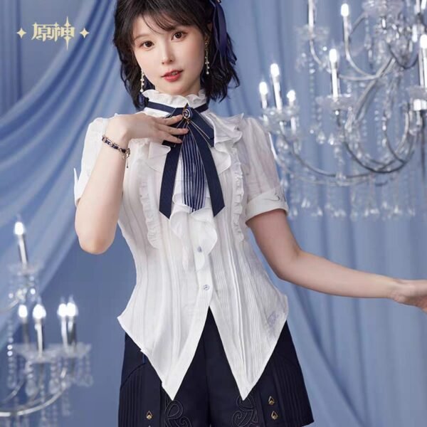Furina Theme Apparel: Short Sleeve Waist Shirt - Image 2