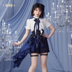 Furina Theme Apparel: Short Sleeve Waist Shirt