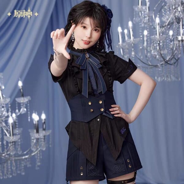 Furina Theme Apparel: Short Sleeve Waist Shirt - Image 5