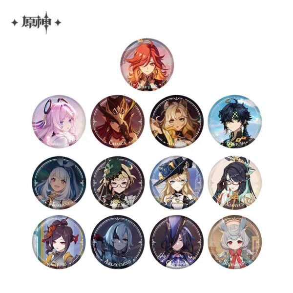 Genshin Impact PV Series Tinplate Badge 58mm