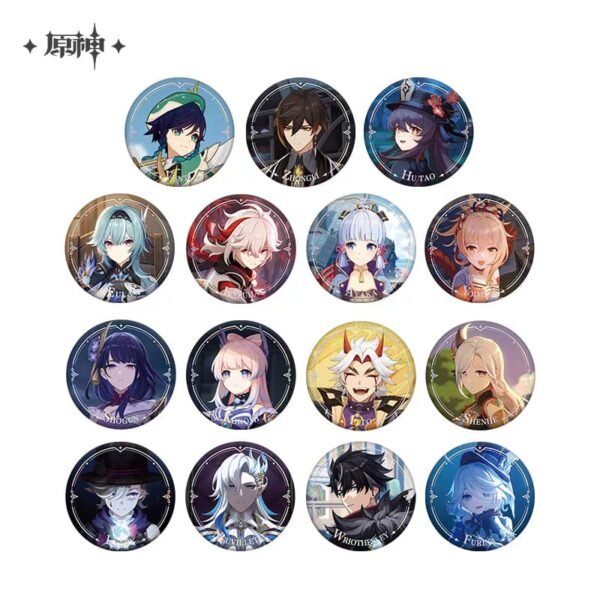 Genshin Impact PV Series Tinplate Badge 58mm - Image 2