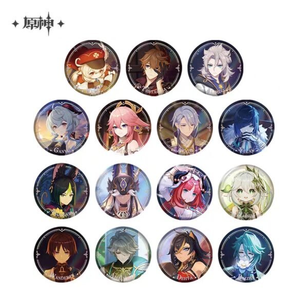 Genshin Impact PV Series Tinplate Badge 58mm - Image 3