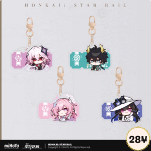 HSR Pom-Pom Gallery Series: Q Version Acrylic Keychain