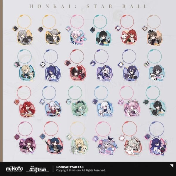 Little Miao Miao Series: Acrylic Keychain - Image 2