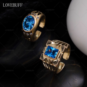 LOVEBUFF Love and Deepspace Lv 100 Affection Wedding Ring: Rafayel/Qi Yu/Homura