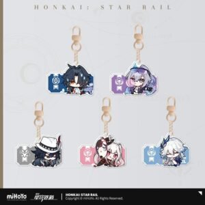 HSR Pom-Pom Gallery Series: Q Version Acrylic Keychain