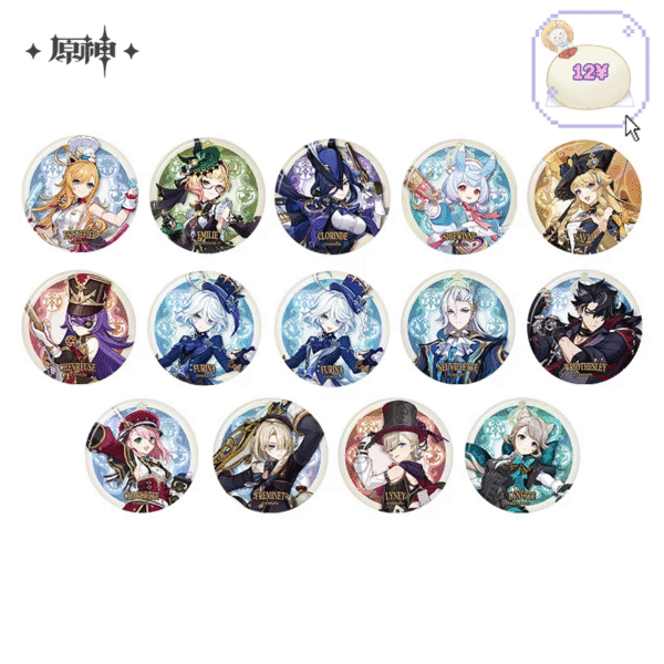 Fontaine Theme Series: Tinplate Badge