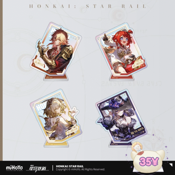 HSR Interstellar Travel Series: Acrylic Keychain Standee