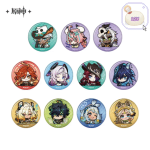Q Ver Natlan Series: Tinplate Badge
