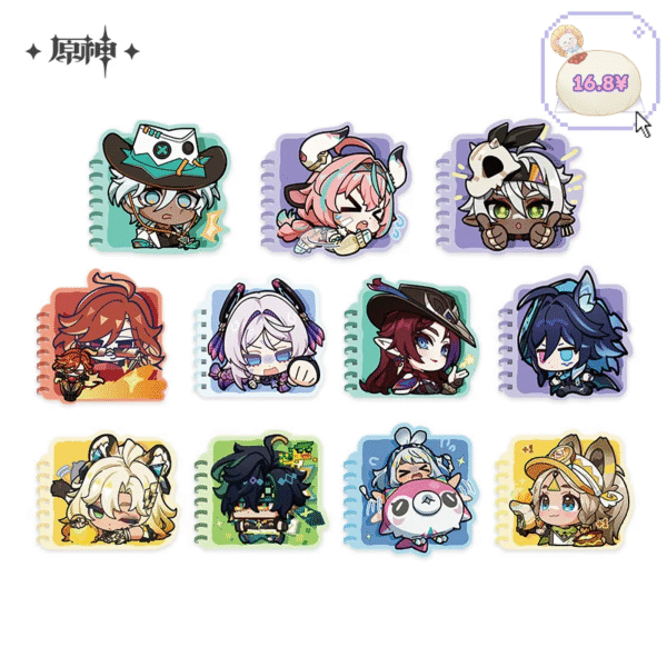 Q Ver Natlan Series: Memo Pad