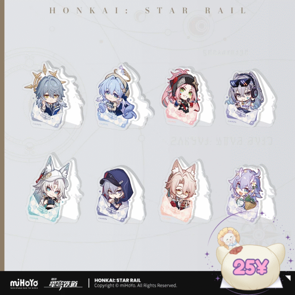 HSR Nameless Guest Medal Series: Acrylic Clip