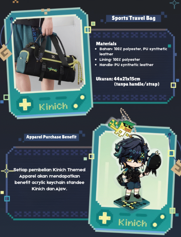 Kinich Theme Apparel: Sports Travel Bag - Image 2