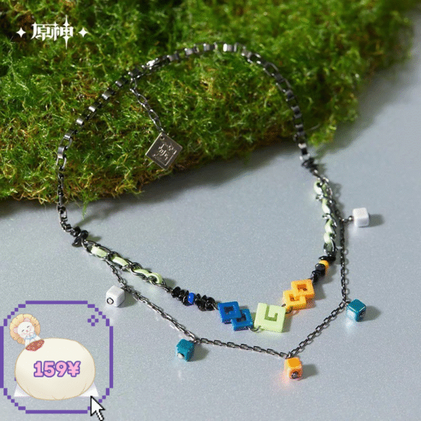 Kinich Theme Apparel: Double-Layer Short Necklace