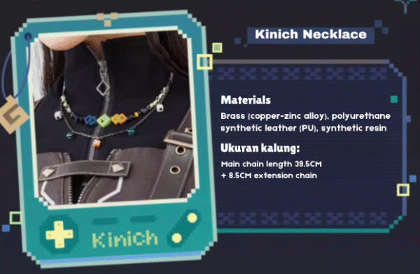 Kinich Theme Apparel: Double-Layer Short Necklace - Image 2