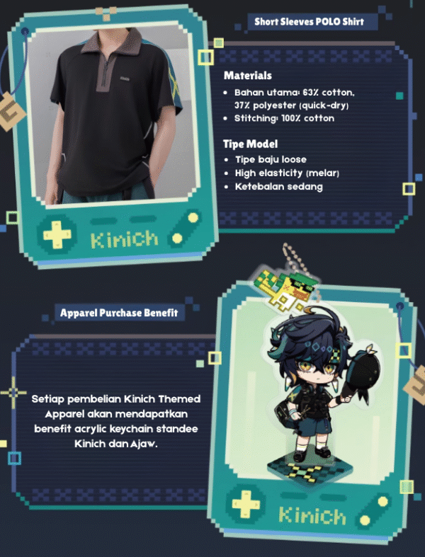 Kinich Theme Apparel: Short-Sleeve POLO Shirt - Image 2