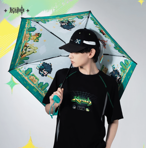 Fires and Foothills Series: Kinich-themed Umbrella - Image 3