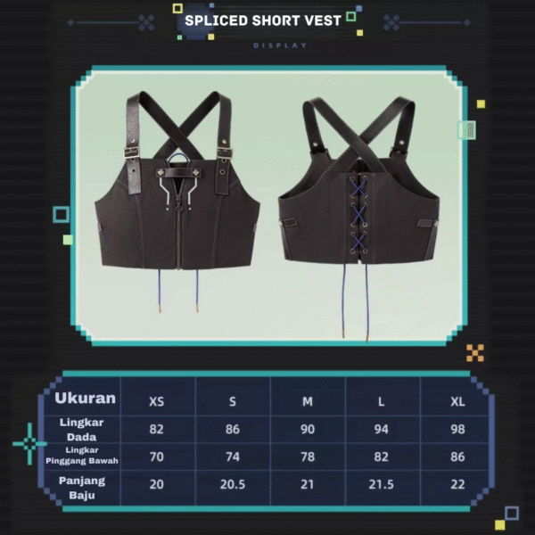 Kinich Theme Apparel: Spliced Short Vest - Image 2