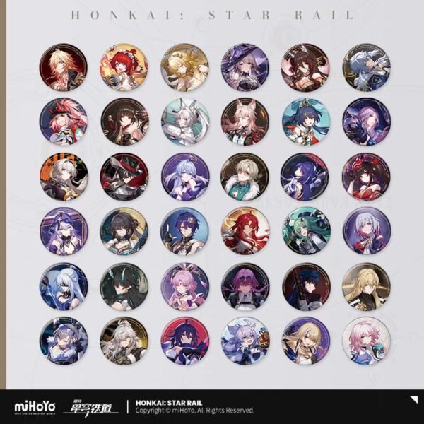 HSR Star Invitation Series: Tinplate Badge - Image 2