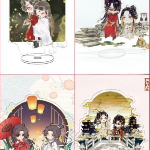 Pajangan Akrilik Standee Tian Guan Ci Fu Xie Lian & Hua Cheng Chibi Version