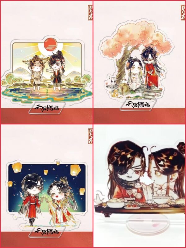 Pajangan Akrilik Standee Tian Guan Ci Fu Xie Lian & Hua Cheng Chibi Version - Image 2