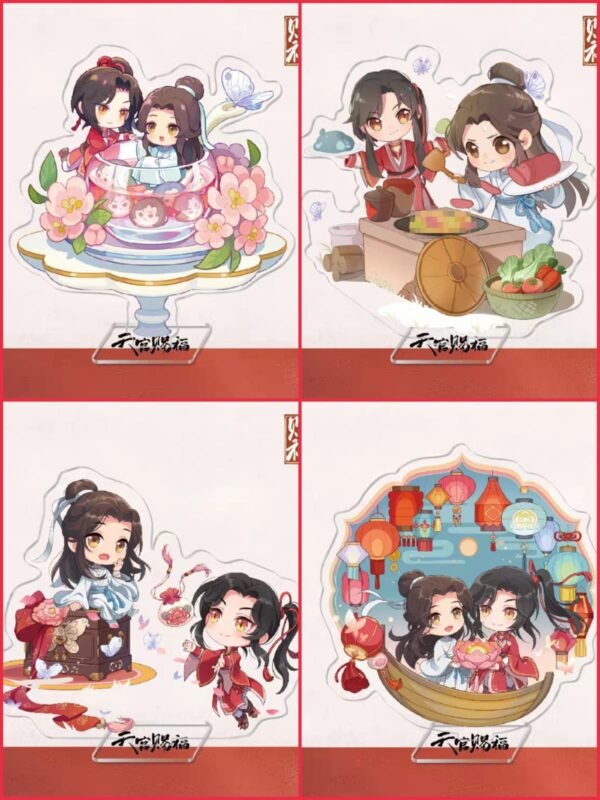 Pajangan Akrilik Standee Tian Guan Ci Fu Xie Lian & Hua Cheng Chibi Version - Image 3