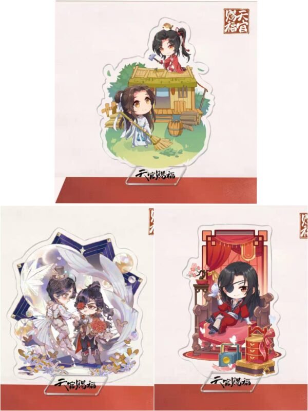 Pajangan Akrilik Standee Tian Guan Ci Fu Xie Lian & Hua Cheng Chibi Version - Image 4
