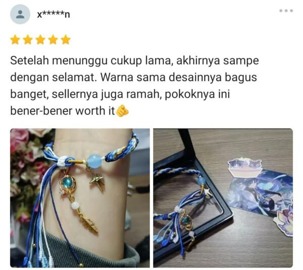 Gelang Bracelet Wanderer Scaramouche Genshin Impact - Image 5