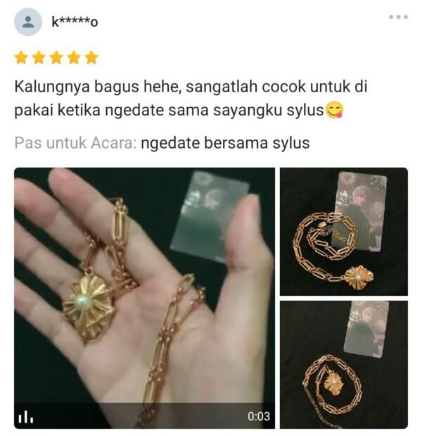 Love and Deepspace Sylus Qin Che Necklace Claw Crow Pearl Pendant - Image 4