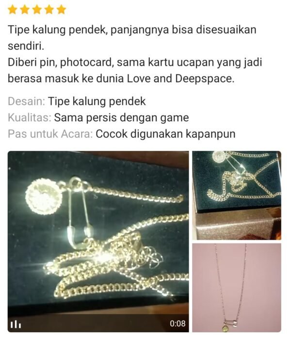 Necklace Kalung Rafayel Love and Deepspace - Image 5
