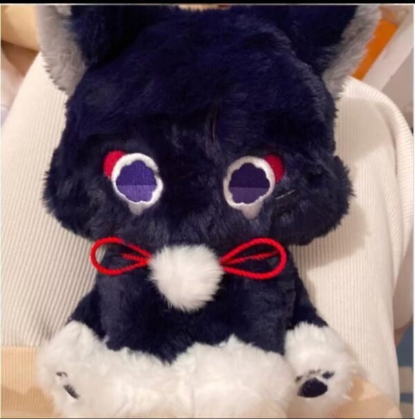 Genshin Impact Wanderer Balladeer Scaramouche Cute Cat Plush Doll - Image 3