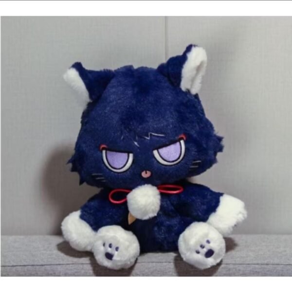 Genshin Impact Wanderer Balladeer Scaramouche Cute Cat Plush Doll - Image 4