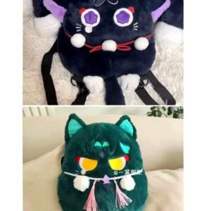 Tas Boneka Shoulder Bag Plush Doll Genshin Impact Scaramouche Wanderer Cat Xiao Bird
