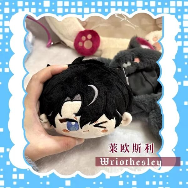 Mini Doll Keychain Head Neuvillette and Wriothesley Genshin Impact - Image 4