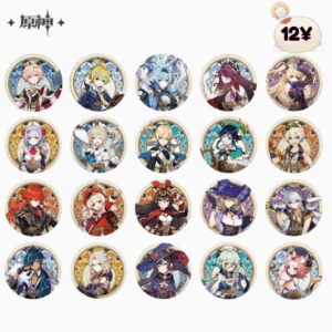 Genshin Impact Mondstadt Theme Series: Badge 75mm