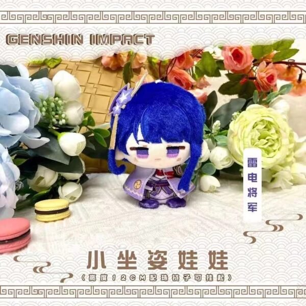 Genshin Impact Mini Doll 12 CM Hutao Yae Miko Ganyu Raiden Ei - Image 4