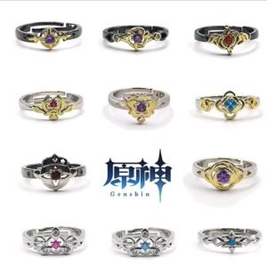 Ring/Cincin Genshin Impact Diluc Kazuha Zhongli Tartaglia Venti Ganyu Mona Scaramouche Kaeya Albedo Xiao Yae Miko