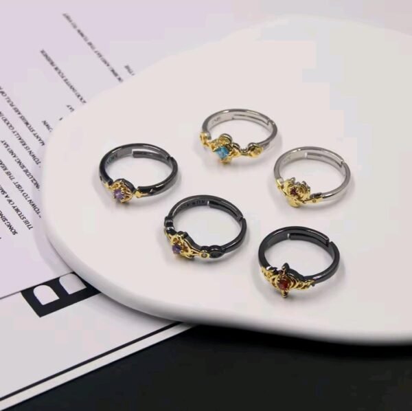 Ring/Cincin Genshin Impact Diluc Kazuha Zhongli Tartaglia Venti Ganyu Mona Scaramouche Kaeya Albedo Xiao Yae Miko - Image 4