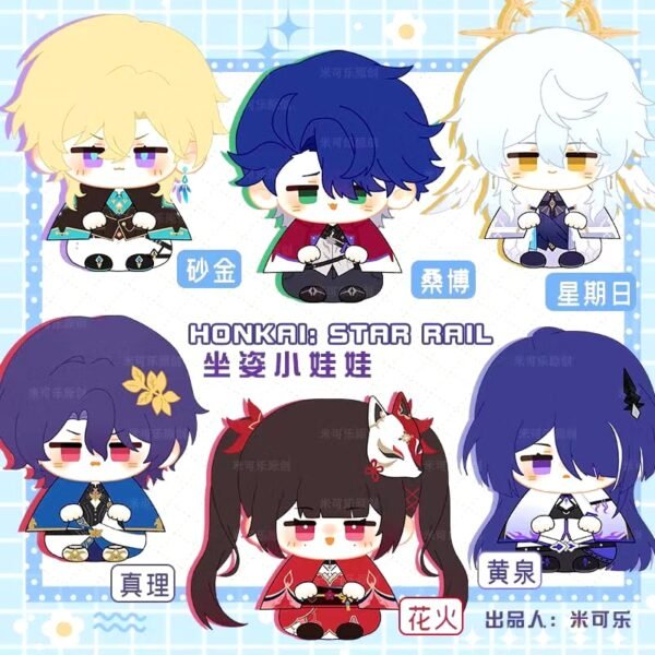 Honkai Star Rail Mini Doll 12 cm Aventurine Ratio Sunday Firefly Robin Sparkle Black Swan Acheron Sampo