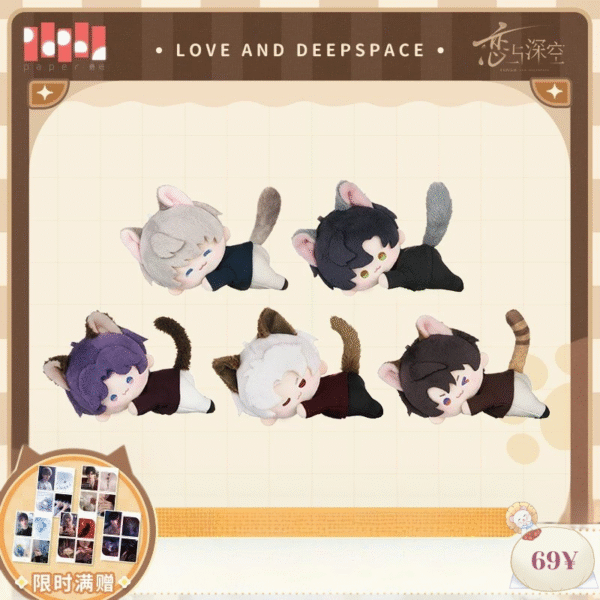 [LIMITED] Love and Deepspace "Your Cat Misses You" Series: Magnetic Plush Doll