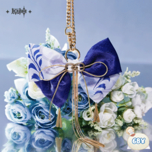 Genshin Impact Kamisato Ayato Themed Apparel: Bow Hair Pendant