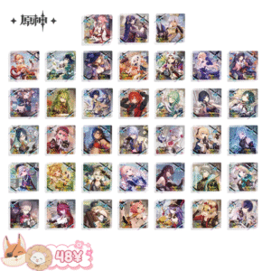 Genshin Impact Destined Day 2025: Thick Acrylic Coasters