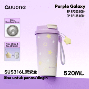 [UNOFFICIAL] QuuOne Love and Deepspace Xavier-Inspired Tumbler (520ml)