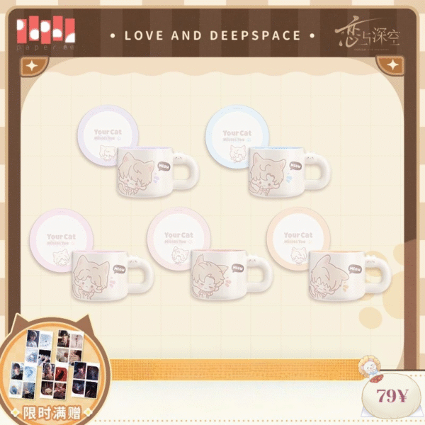 [LIMITED] Love and Deepspace "Your Cat Misses You" Series: Mug
