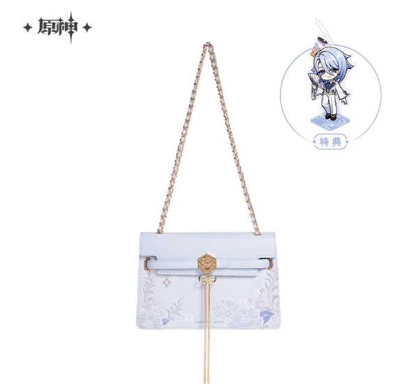 Genshin Impact Kamisato Ayato Themed Apparel: Tassel Chain Bag - Image 4