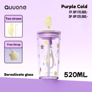 [UNOFFICIAL] QuuOne Love and Deepspace Xavier-Inspired Tumbler (520ml, Borosilicate)