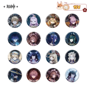 [RANDOM] Genshin Impact Moonlit Ballad of the Night Series: Badge 58mm