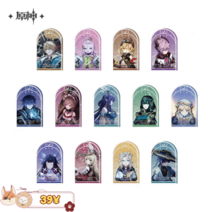 Genshin Impact Moonlit Ballad of the Night Series: Thick Acrylic Ornaments