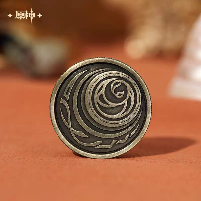 Genshin Impact Flins Decision Coin Necklace Set - Image 2